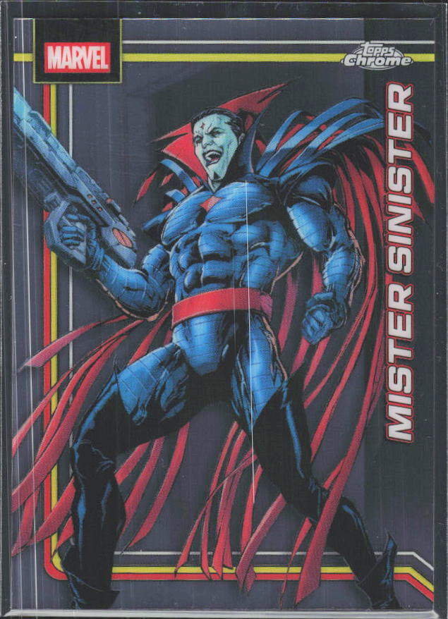 2026 Topps Chrome Marvel Comics #80 Mister Sinister – framsida