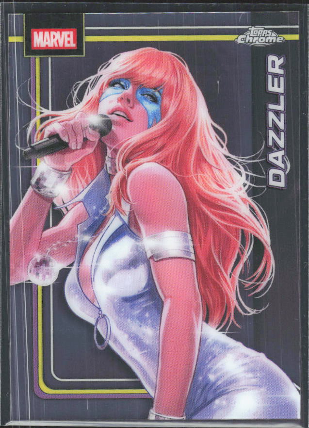 2026 Topps Chrome Marvel Comics #26 Dazzler – framsida