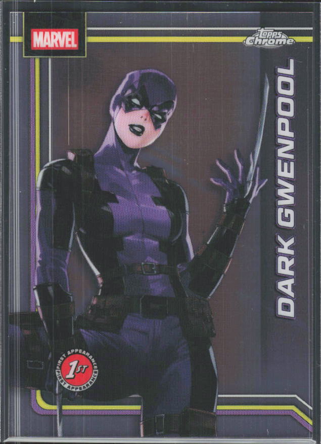 2026 Topps Chrome Marvel Comics #27 Dark Gwenpool – framsida