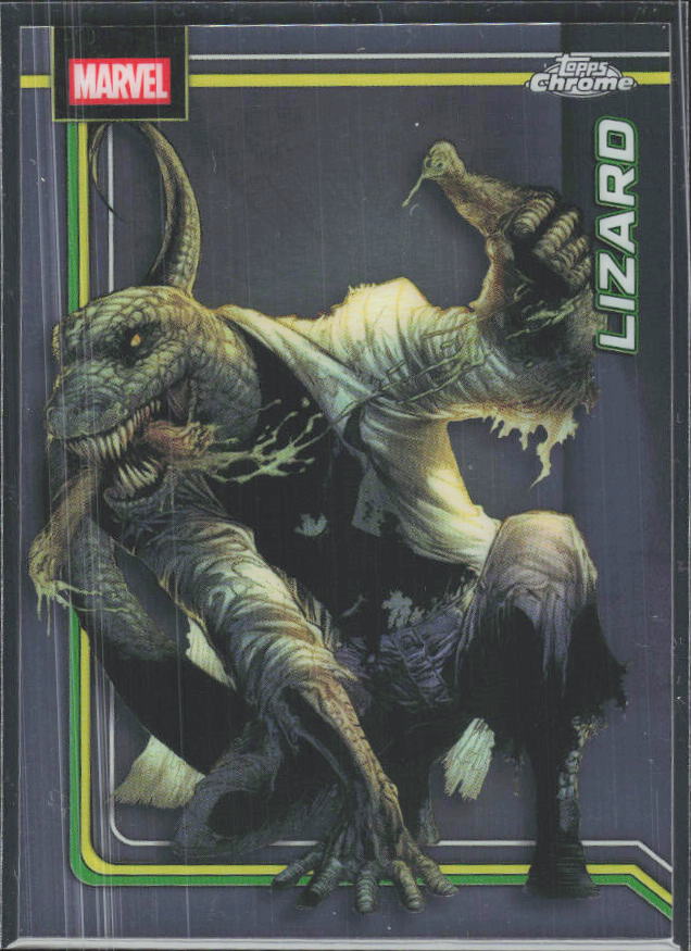 2026 Topps Chrome Marvel Comics #69 Lizard – framsida