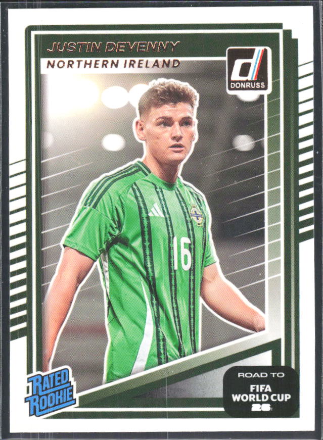2025-26 Donruss Road to FIFA World Cup #220 Justin Devenny – framsida
