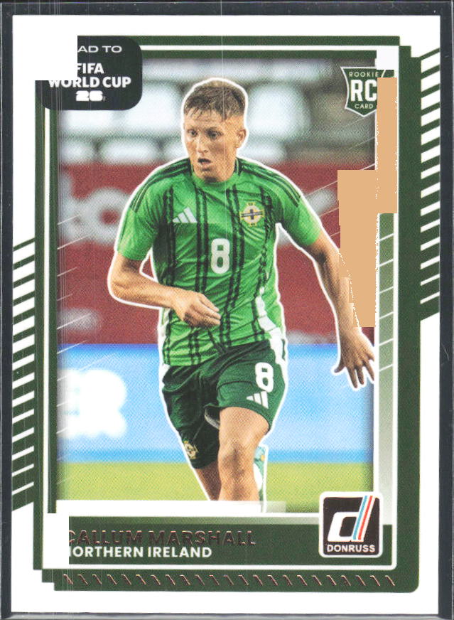 2025-26 Donruss Road to FIFA World Cup #47 Callum Marshall – framsida