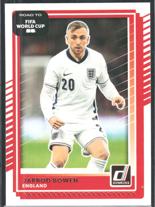 2025-26 Donruss Road to FIFA World Cup #73 Jarrod Bowen – framsida
