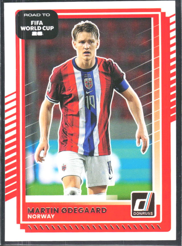 2025-26 Donruss Road to FIFA World Cup #166 Martin Odegaard – framsida