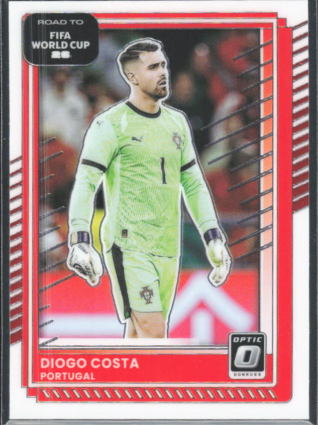 2025-26 Donruss Road to FIFA World Cup Optic #87 Diogo Costa – framsida