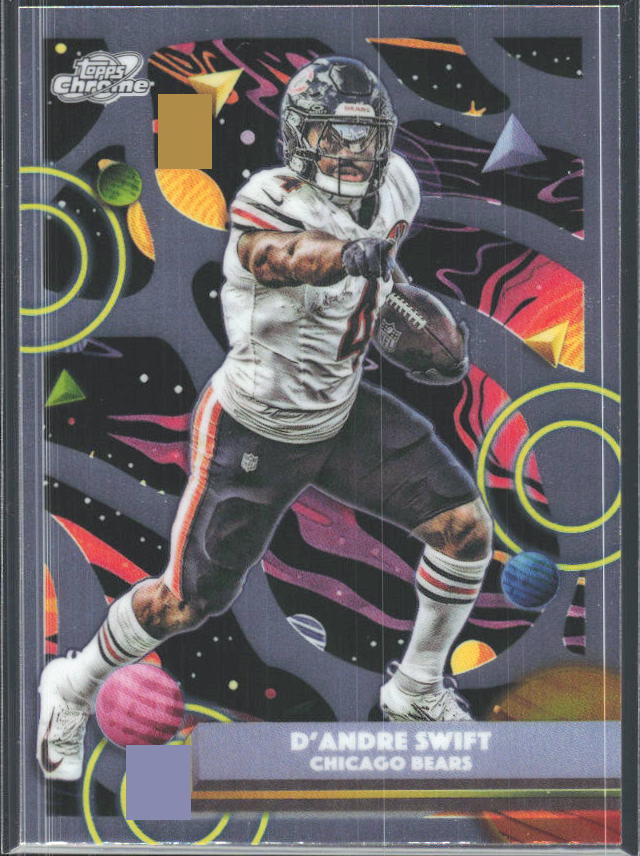 2025 Topps Cosmic Chrome #17 D'Andre Swift – framsida