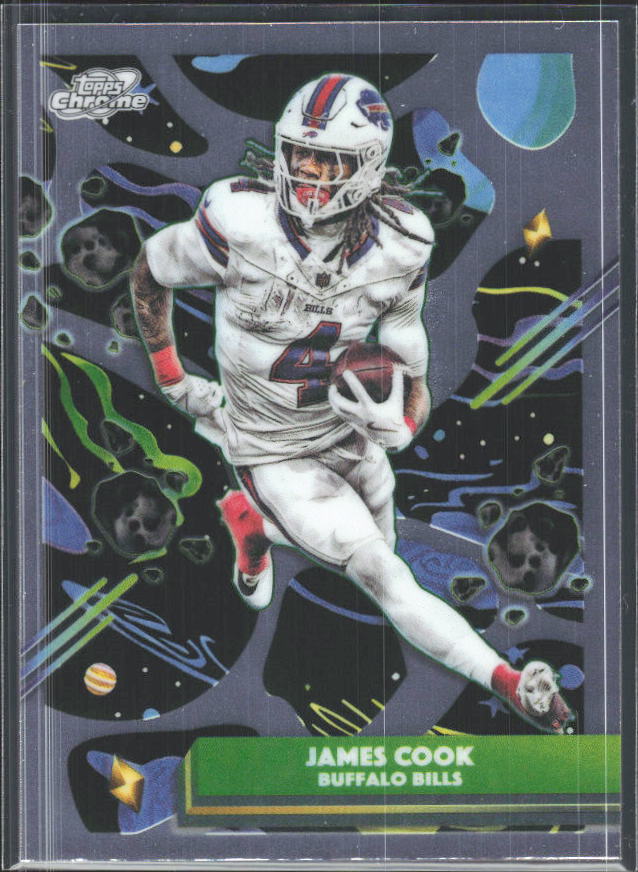 2025 Topps Cosmic Chrome #11 James Cook – framsida