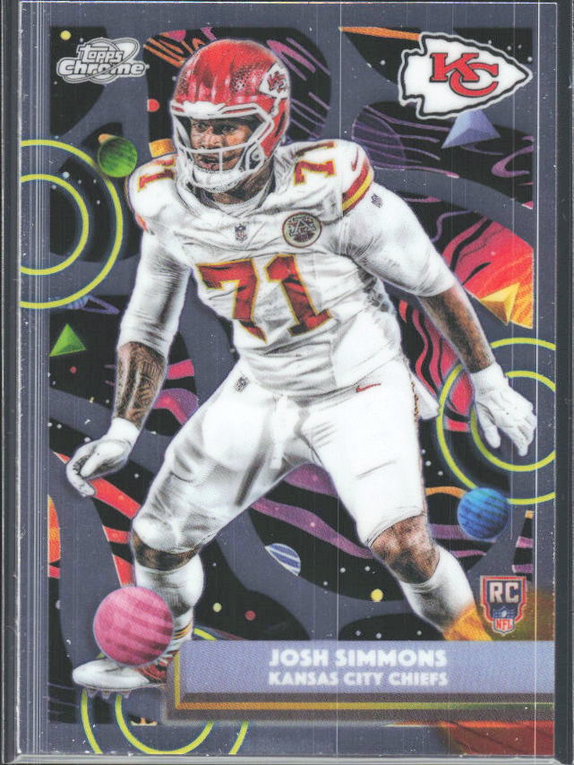2025 Topps Cosmic Chrome #149 Josh Simmons – framsida