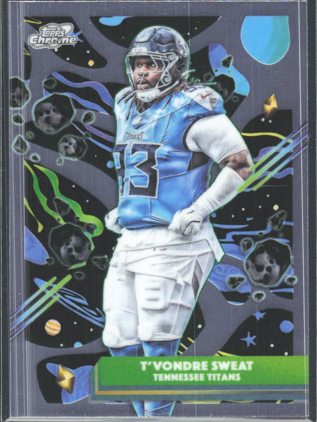 2025 Topps Cosmic Chrome #97 T'Vondre Sweat – framsida