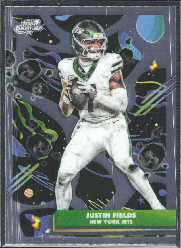 2025 Topps Cosmic Chrome #75 Justin Fields – framsida