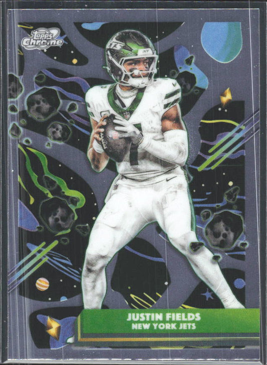 2025 Topps Cosmic Chrome #75 Justin Fields – framsida