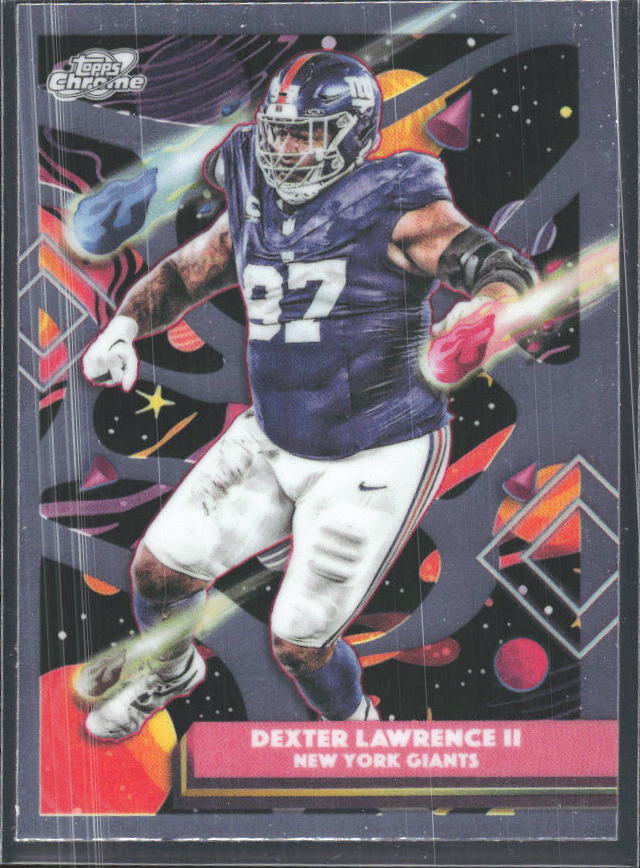 2025 Topps Cosmic Chrome #74 Dexter Lawrence II – framsida