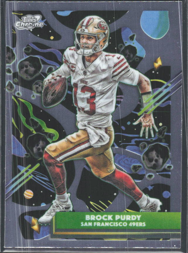 2025 Topps Cosmic Chrome #85 Brock Purdy – framsida
