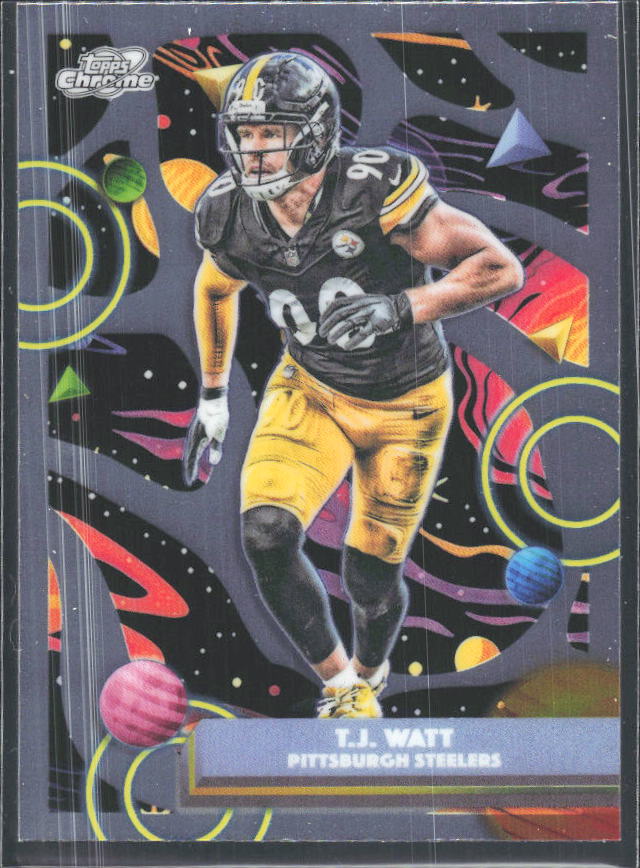 2025 Topps Cosmic Chrome #84 T.J. Watt – framsida