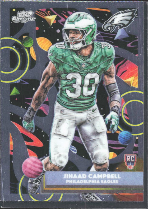 2025 Topps Cosmic Chrome #180 Jihaad Campbell – framsida