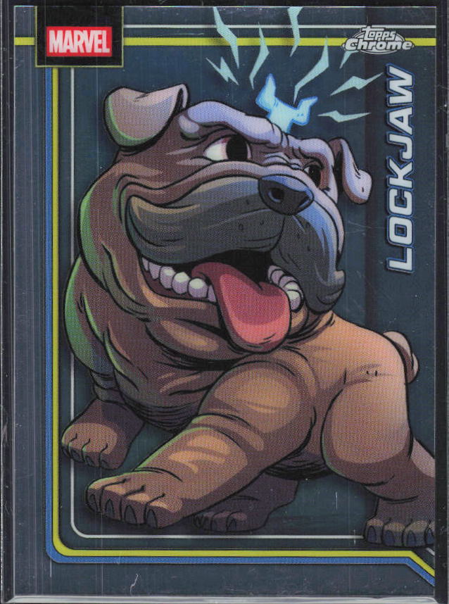 2026 Topps Chrome Marvel Comics #70 Lockjaw – framsida