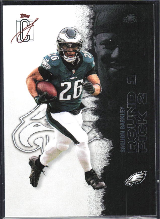 2025 Topps Signature Class #43 Saquon Barkley – framsida