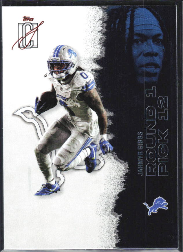 2025 Topps Signature Class #20 Jahmyr Gibbs – framsida