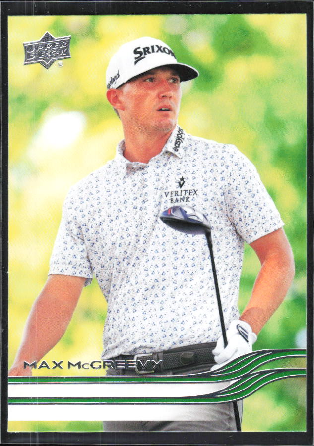 Max McGreevy 2026 Upper Deck Golf #28 – framsida