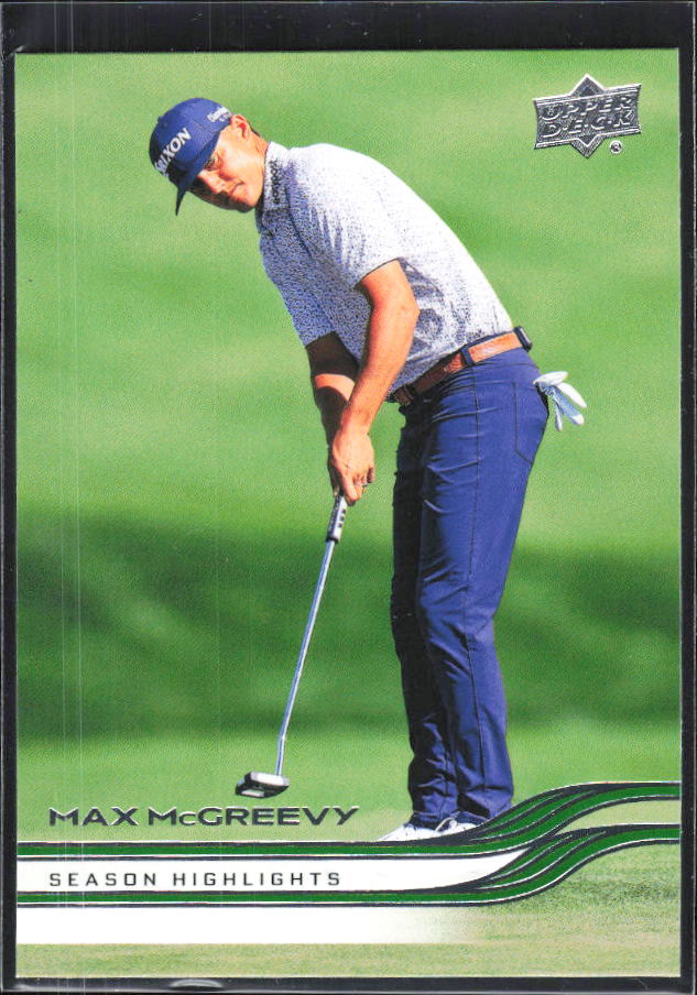Max McGreevy 2026 Upper Deck Golf #61 – framsida