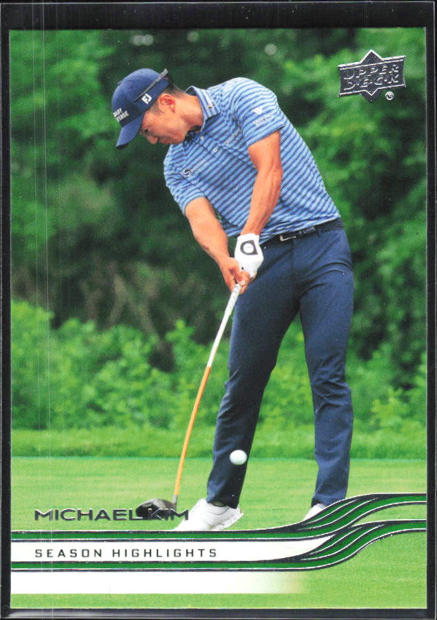 Michael Kim 2026 Upper Deck Golf #45 – framsida