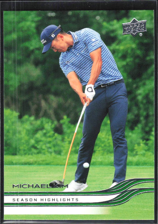 Michael Kim 2026 Upper Deck Golf #45 – framsida