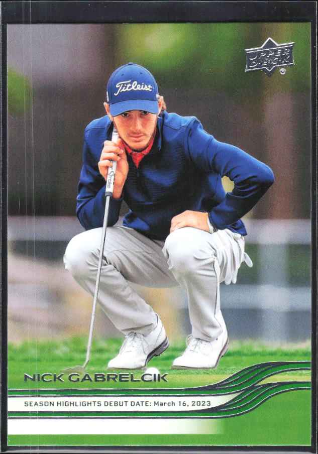 Nick Gabrelcik 2026 Upper Deck Golf #88 – framsida
