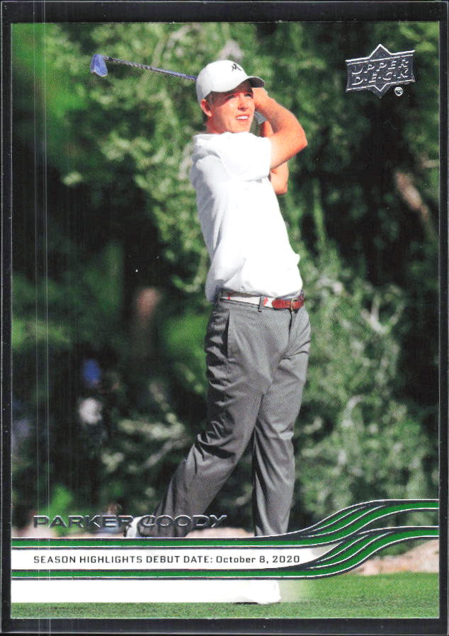 Parker Coody 2026 Upper Deck Golf #98 – framsida