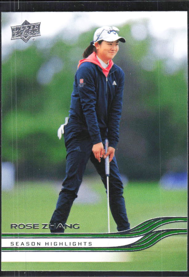 Rose Zhang 2026 Upper Deck Golf #52 – framsida