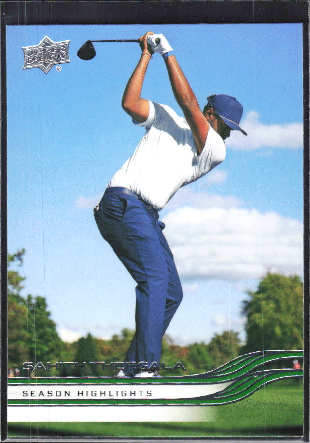 Sahith Theegala 2026 Upper Deck Golf #50 – framsida