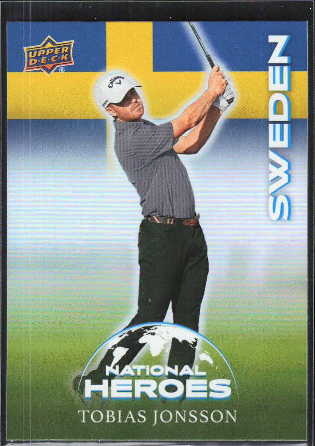 Tobias Jonsson 2026 Upper Deck Golf National Heroes #NH-21 – framsida