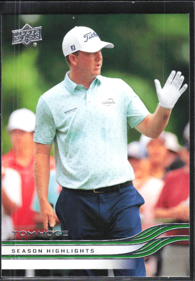 Tom Hoge 2026 Upper Deck Golf #67 – framsida