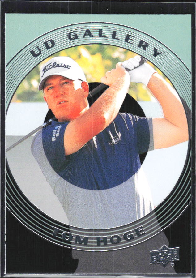 Tom Hoge 2026 Upper Deck Golf UD Gallery #4 – baksida