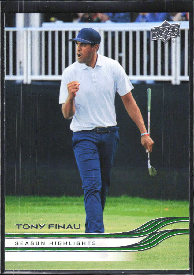 Tony Finau 2026 Upper Deck Golf #48 – framsida