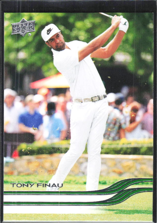 Tony Finau 2026 Upper Deck Golf #9 – framsida