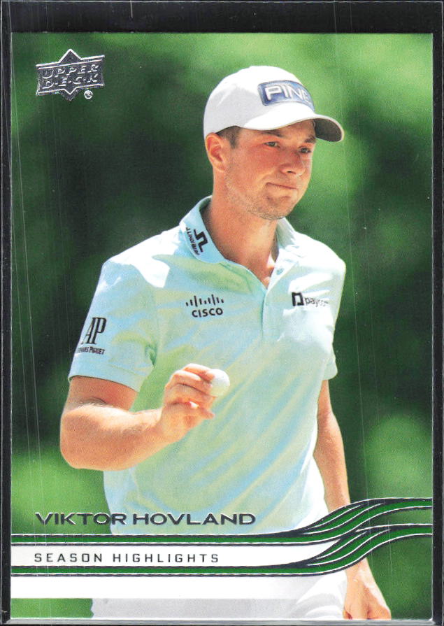 Viktor Hovland 2026 Upper Deck Golf #46 – framsida