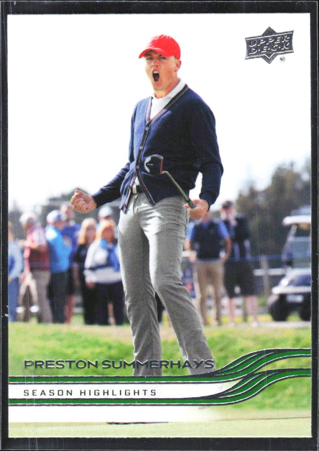 Preston Summerhays 2026 Upper Deck Golf #44 – framsida