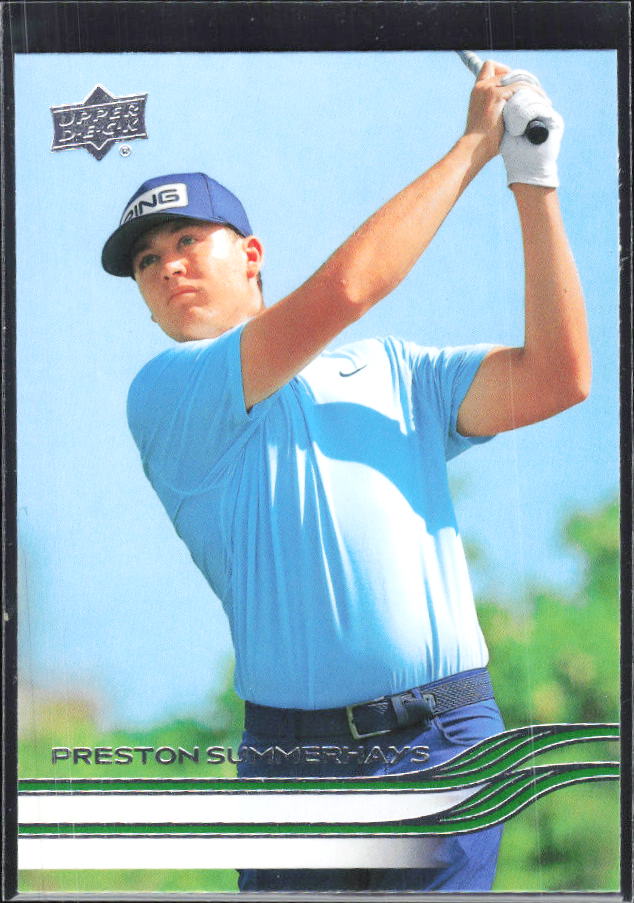 Preston Summerhays 2026 Upper Deck Golf #4 – framsida