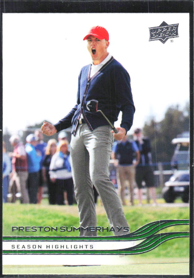 Preston Summerhays 2026 Upper Deck Golf #44 – framsida