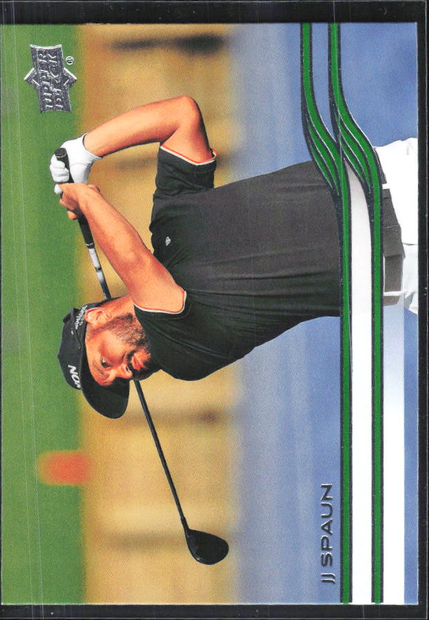 J.J. Spaun 2026 Upper Deck Golf #34 – framsida