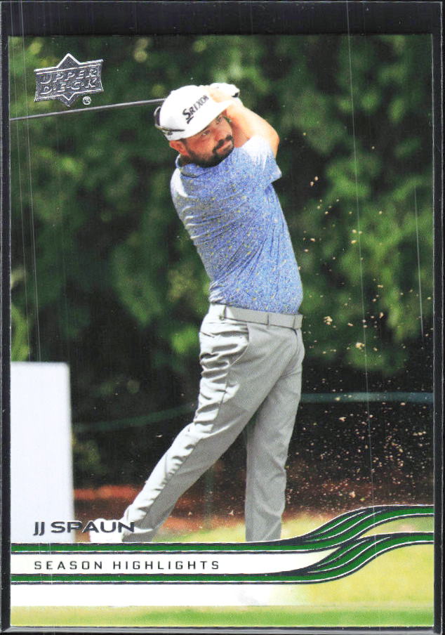 J.J. Spaun 2026 Upper Deck Golf #66 – framsida