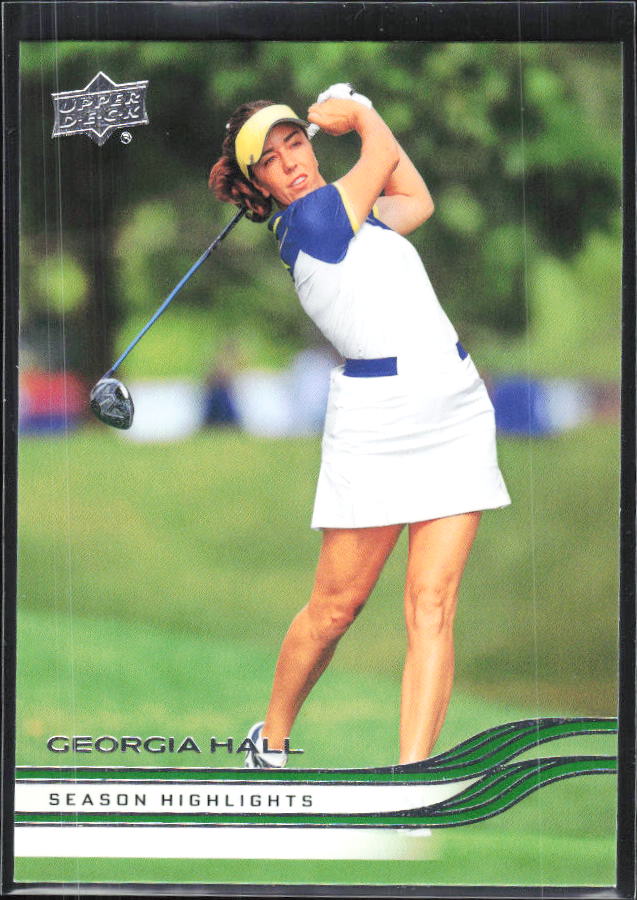 Georgia Hall 2026 Upper Deck Golf #60 – framsida
