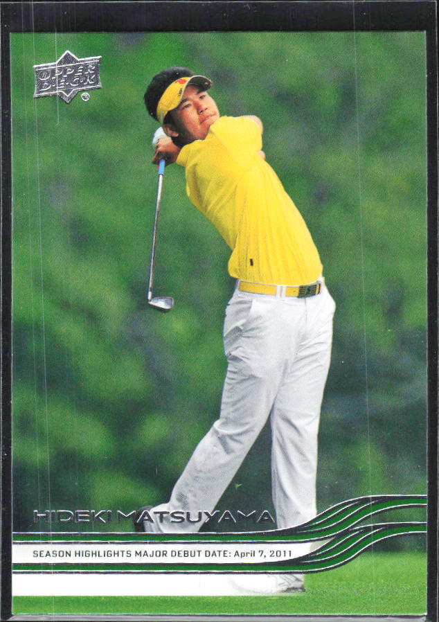 Hideki Matsuyama 2026 Upper Deck Golf #72 – framsida