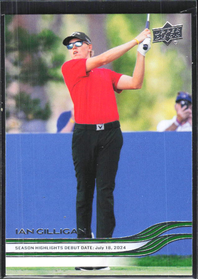 Ian Gilligan 2026 Upper Deck Golf #96 – framsida