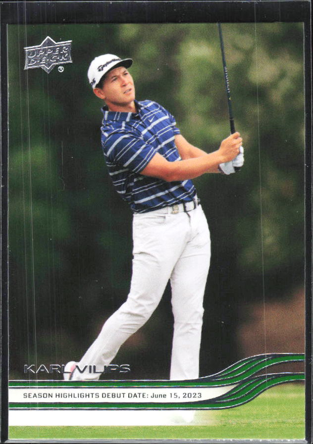Karl Vilips 2026 Upper Deck Golf #78 – framsida