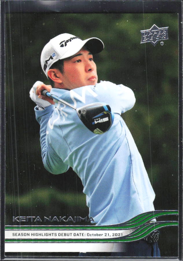 Keita Nakajima 2026 Upper Deck Golf #77 – framsida