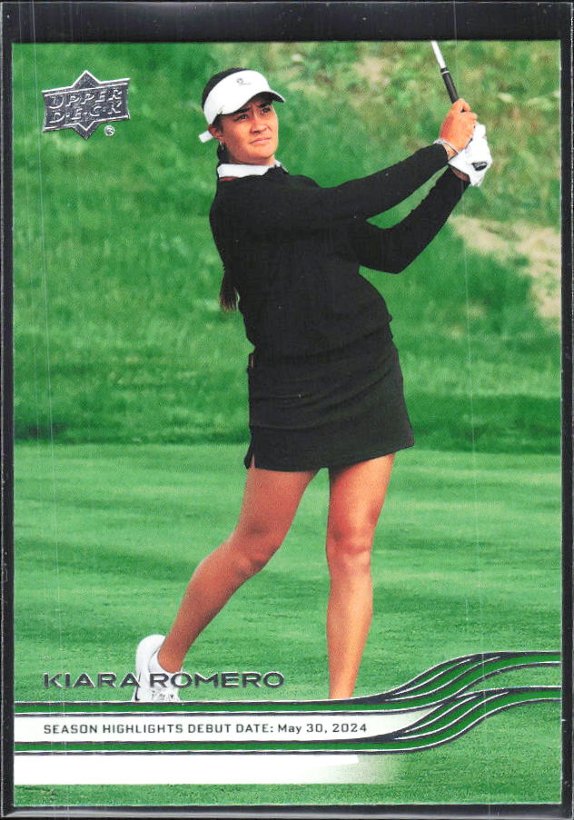 Kiara Romero 2026 Upper Deck Golf #95 – framsida