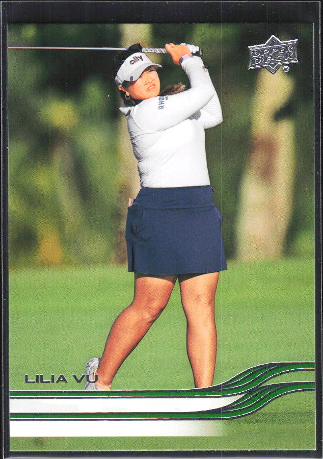 Lilia Vu 2026 Upper Deck Golf #8 – framsida