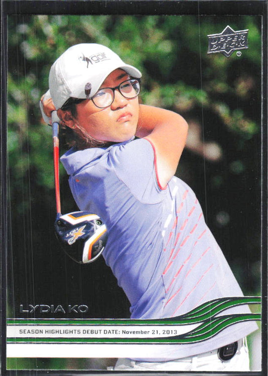 Lydia Ko 2026 Upper Deck Golf #74 – framsida