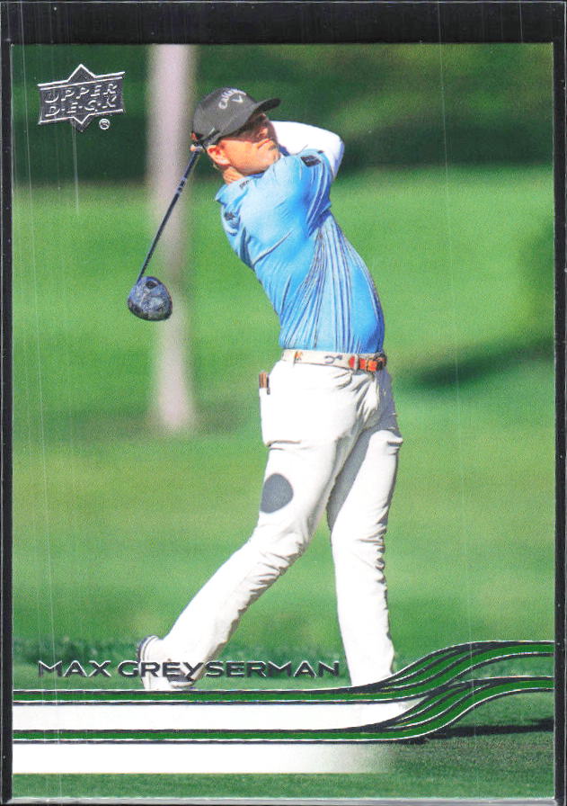 Max Greyserman 2026 Upper Deck Golf #29 – framsida